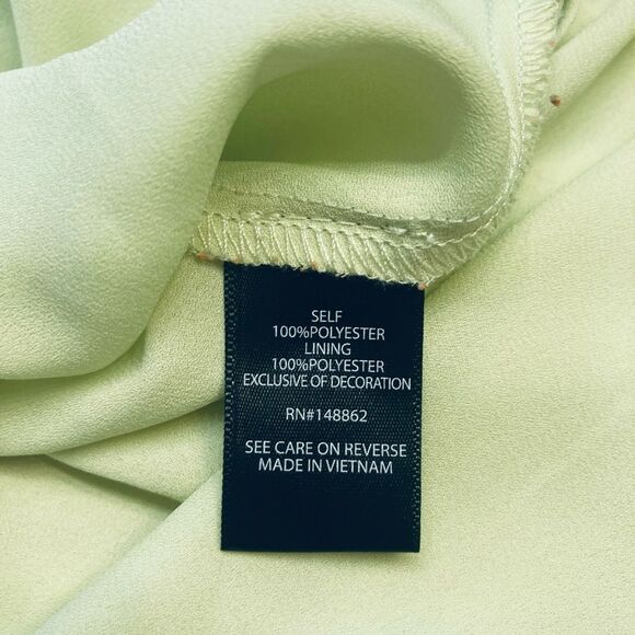 Torrid Sophie Chiffon Embroidered Swing Cami Top Plus Size 2 2X 18 20 Sunny Lime - Picture 6 of 9